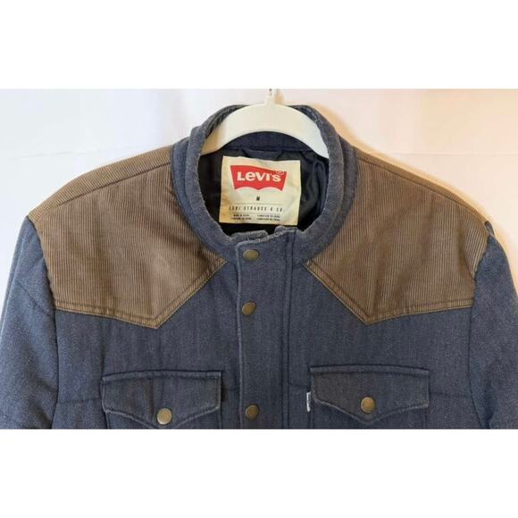 Levi's Barstow Puff Jacket Men's Medium in Grey - Picture 5 of 11